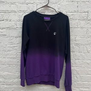 Twitch black and purple sweatshirt sz S. Unisex.